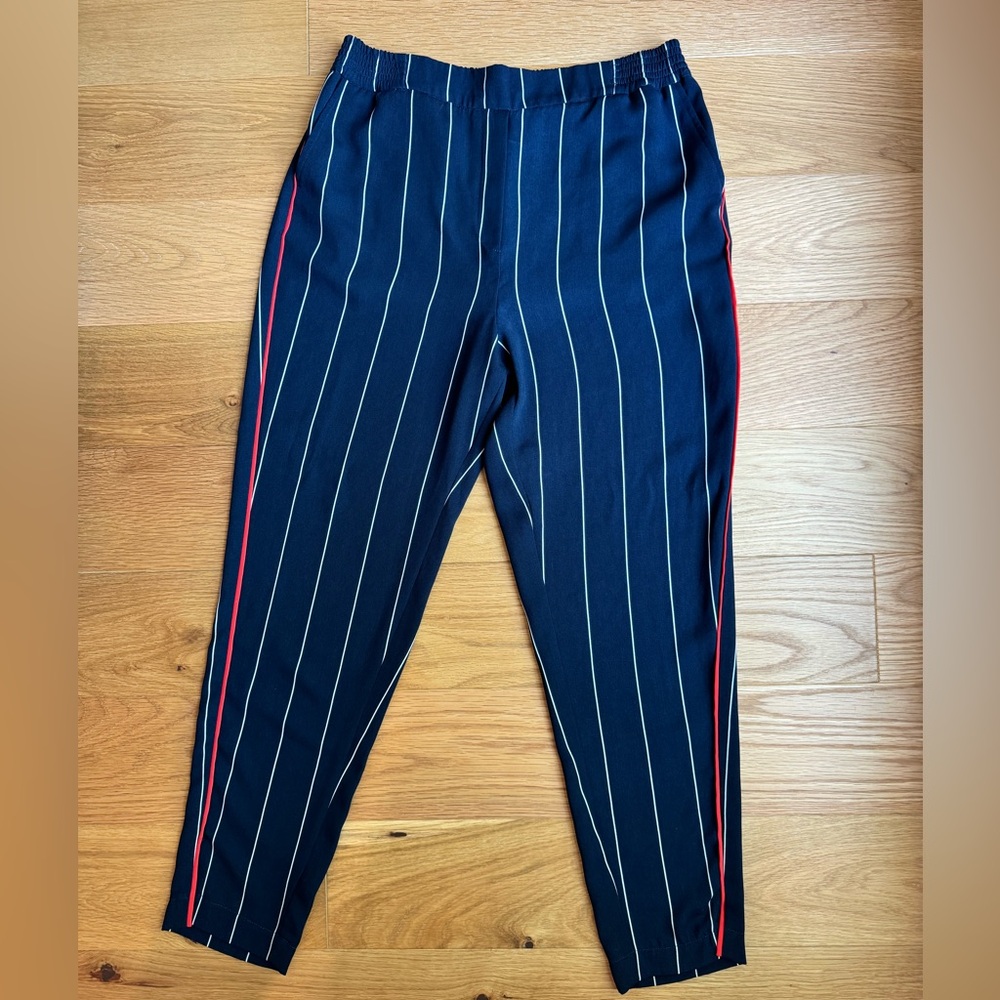 Anthropologie Pinstriped Trousers size XS